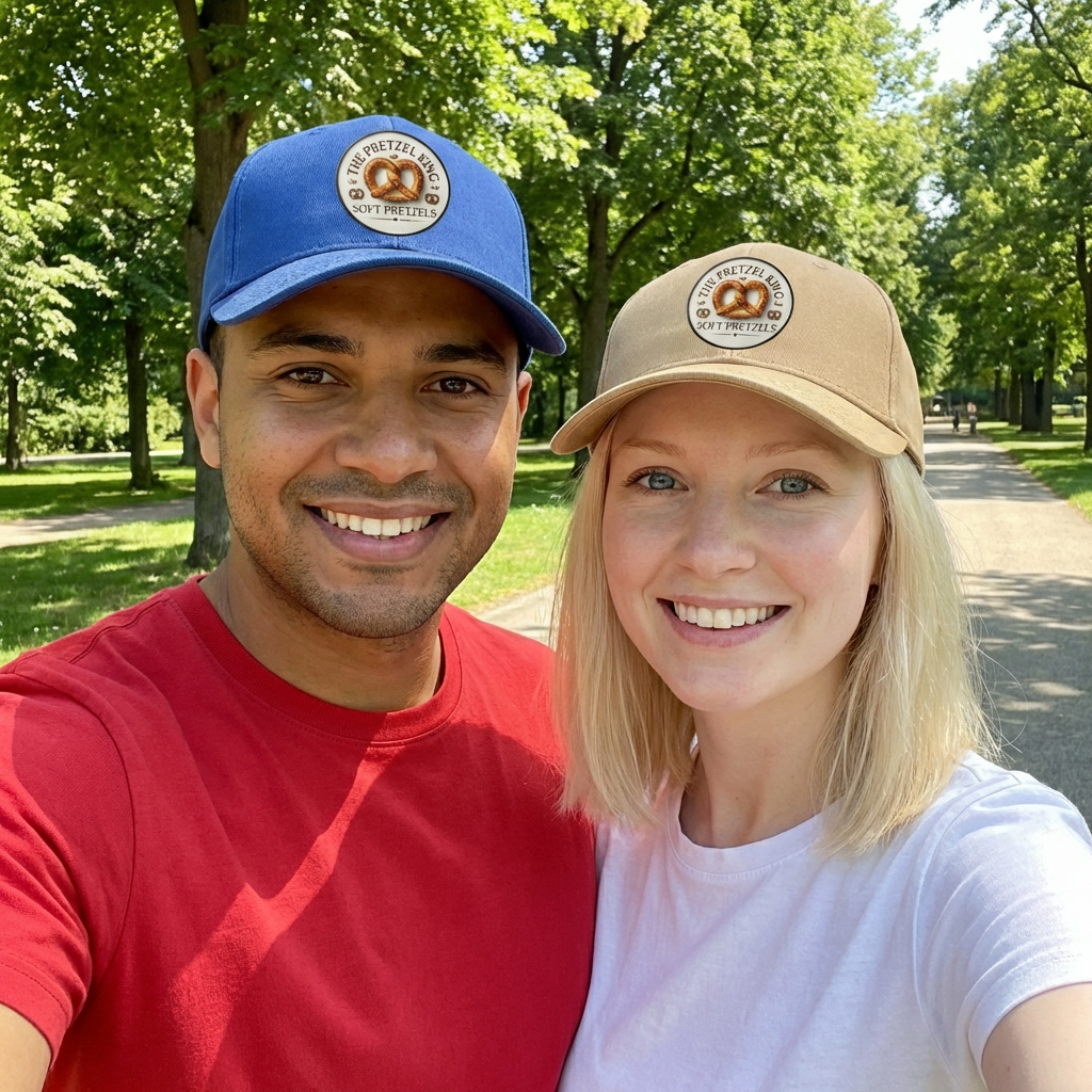 Fresh pretzels at the window
