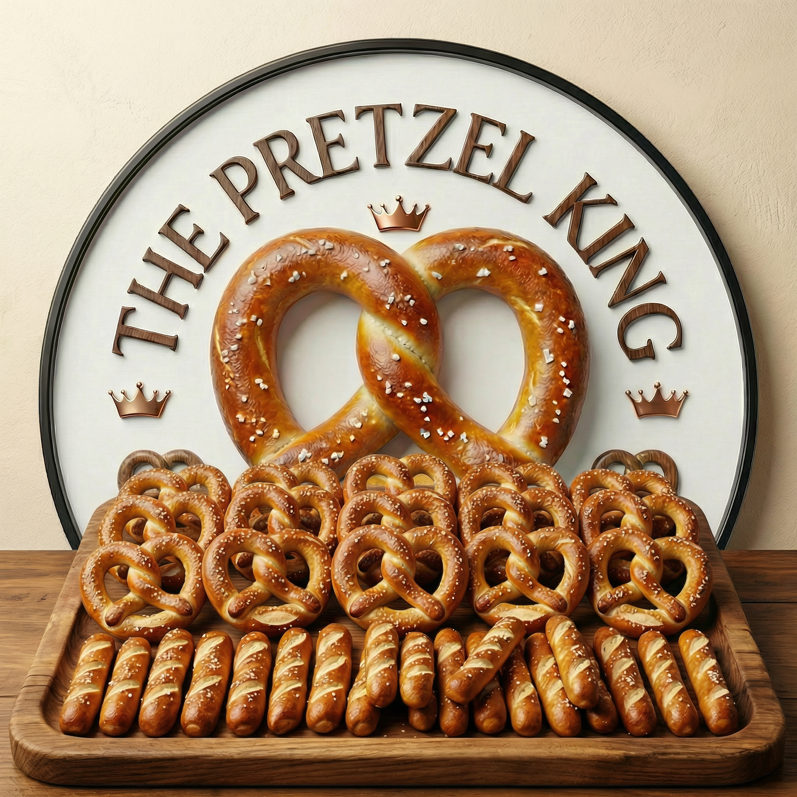 Soft Pretzel Twists & Sticks for 20–25 ppl